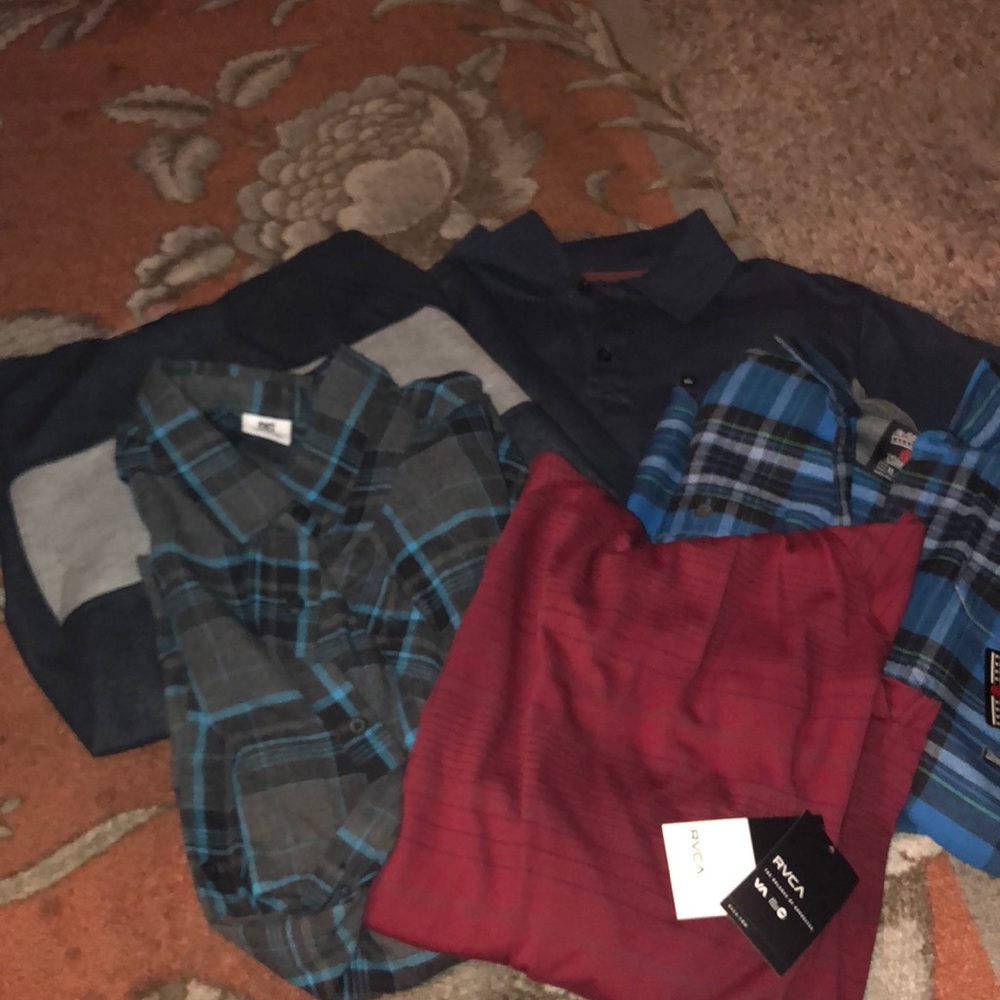 5 New Boys XL Shirts